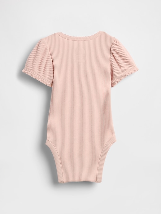 baby first favorites tinyrib body mit puffärmeln