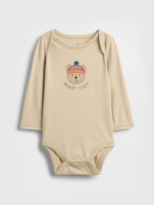 baby first favorites bio-baumwoll-body mit grafikmuster