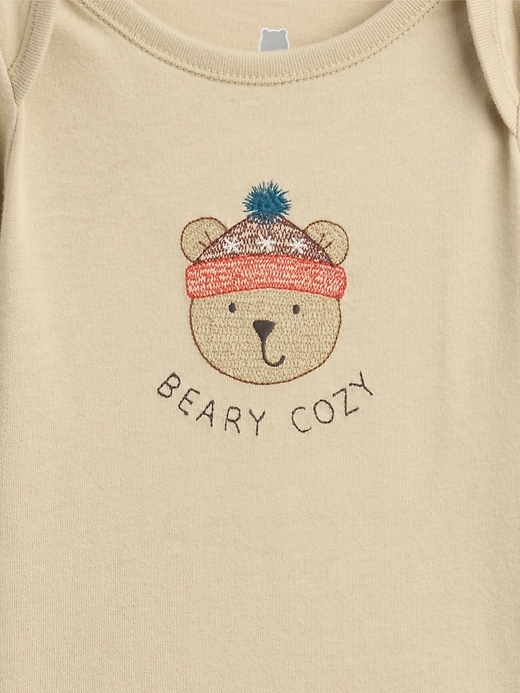 baby first favorites bio-baumwoll-body mit grafikmuster