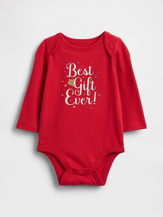baby first favorites bio-baumwoll-body mit grafikmuster
