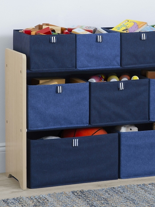 deluxe-spielzeugorganizer für kleinkinder