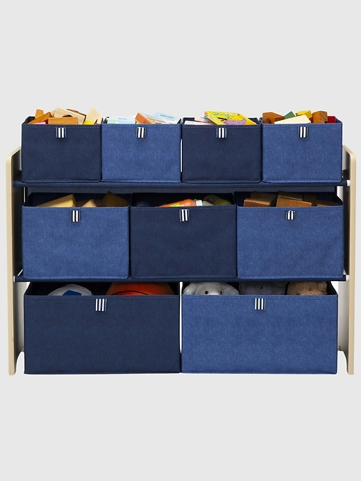 deluxe-spielzeugorganizer für kleinkinder