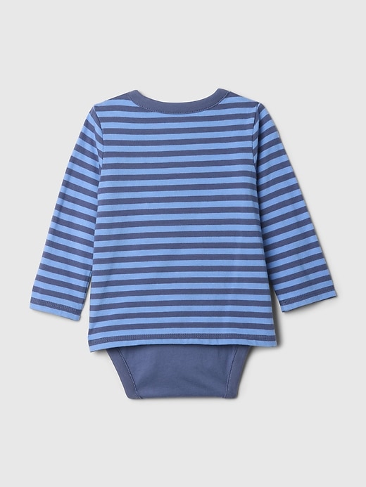 baby-body aus bio-baumwolle
