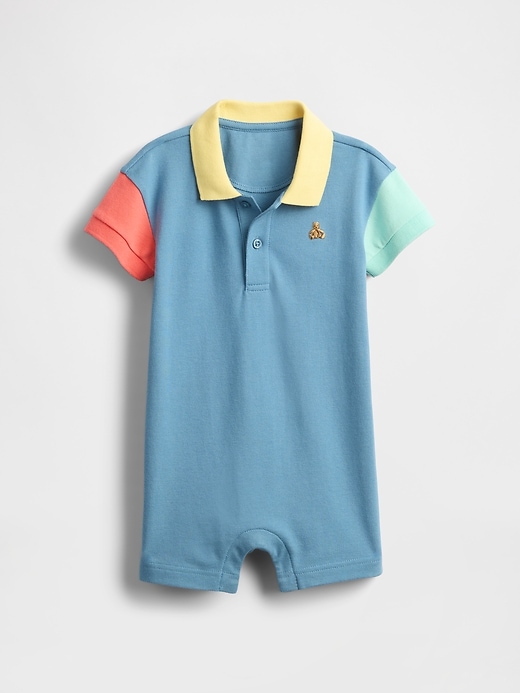 baby-piqué-polo-shorty-einteiler