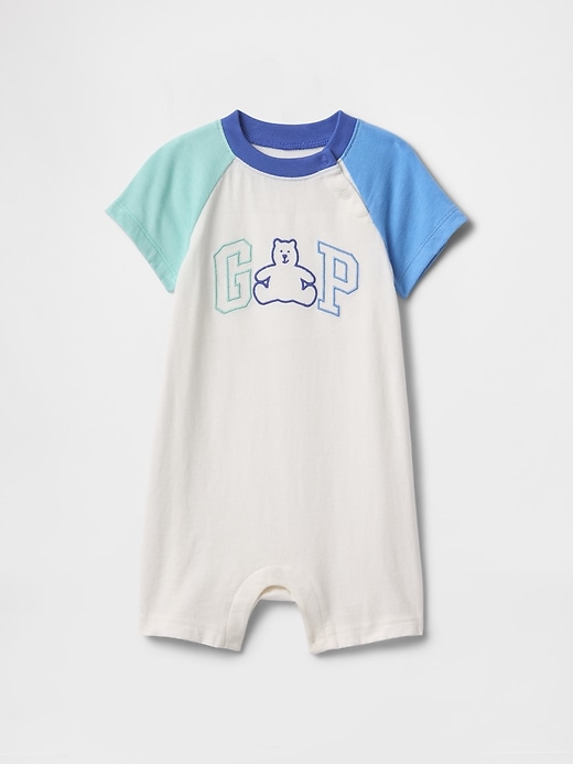 baby gap logo shorty einteiler