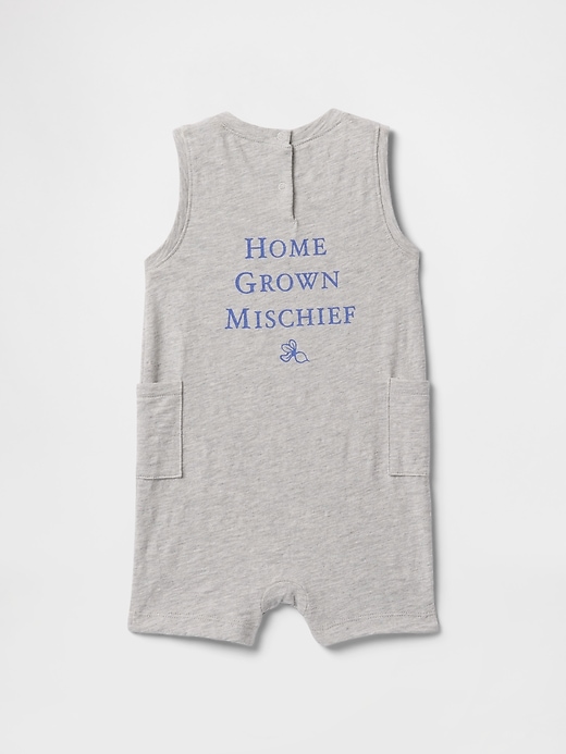 baby peter rabbit pocket shorty einteiler
