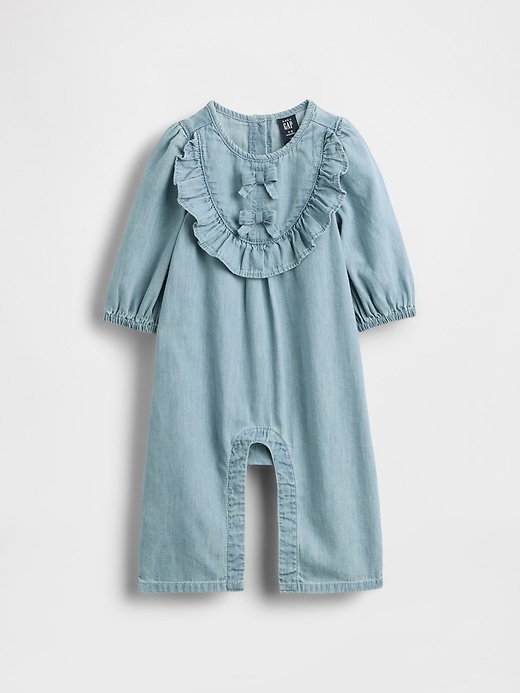 baby-jeans-rüschen-einteiler