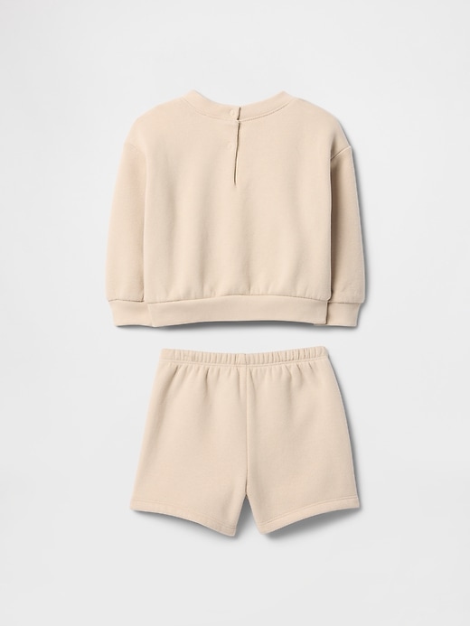 baby vintagesoft sweatshirt-set mit hasenlogo