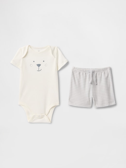 baby supima bären-body-set