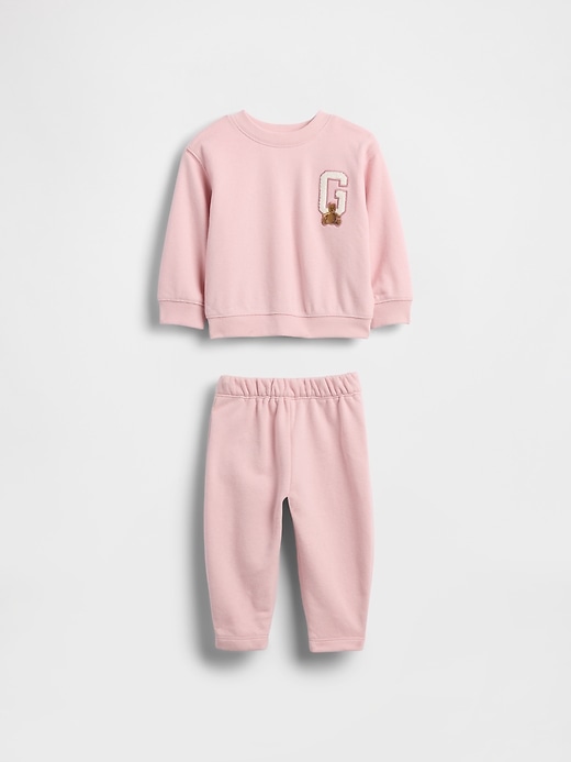 baby vintagesoft college-sweatshirt-set mit logo