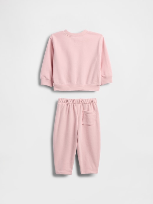 baby vintagesoft college-sweatshirt-set mit logo