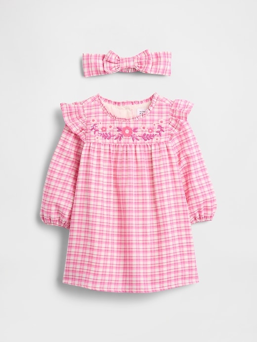 baby-gingham-kleid-set