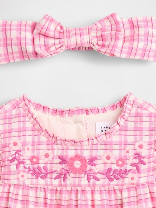 baby-gingham-kleid-set