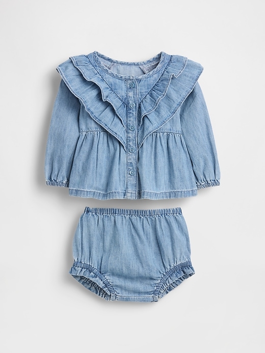 baby-rüschen-jeans-outfit-set