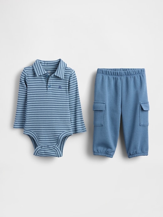 baby tinyrib bodysuit outfit set