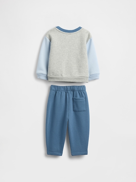 baby vintagesoft colorblock outfit set