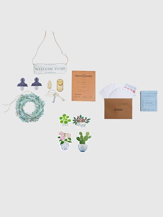 „make it cute willkommens-deko-set für zuhause