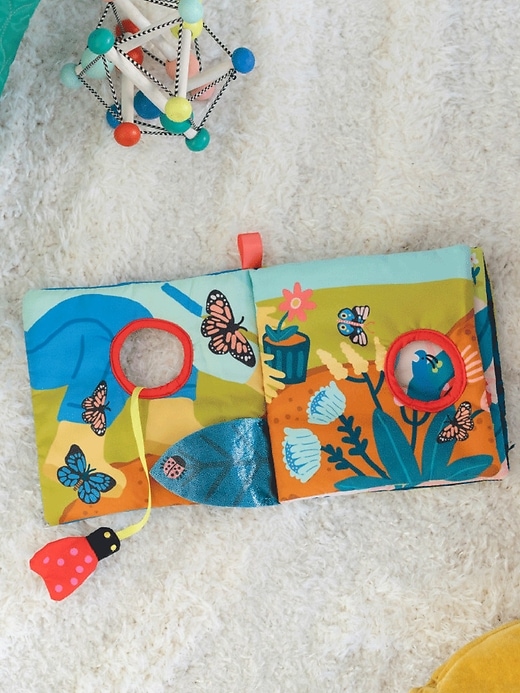 bugging through sensory soft book