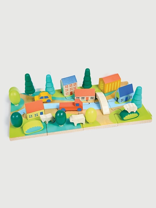 spielzeug miniaturstadt-puzzle