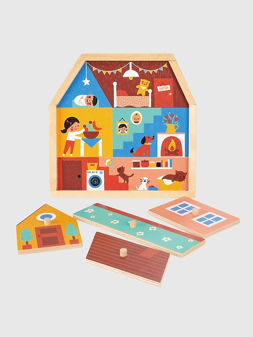 puzzle-formerkennungsspielzeug-set für kleinkinder