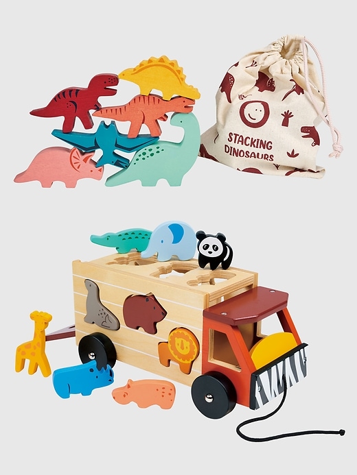 entdecker-sortier- und stapelspielzeug-set für kleinkinder