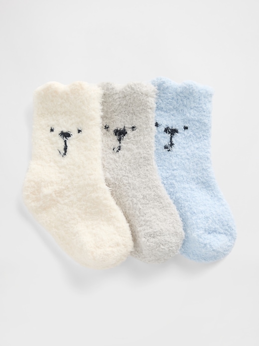 kuschelbär-babysocken 3er-pack