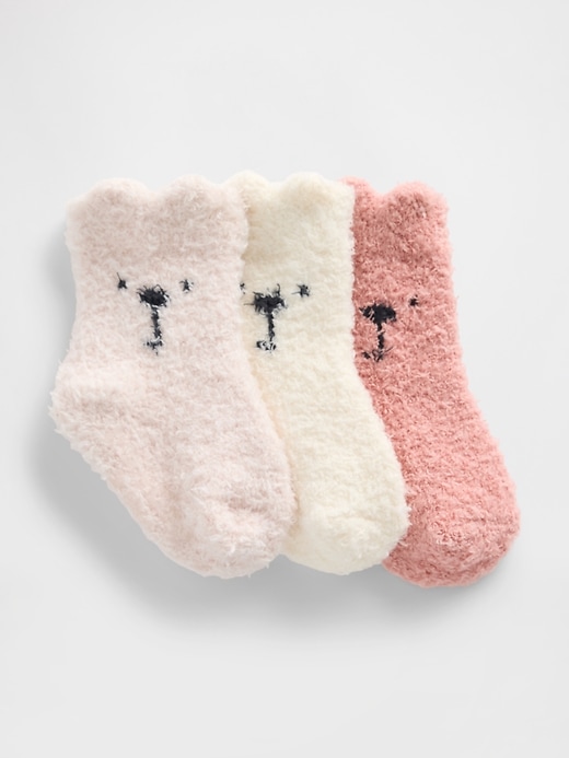 kuschelbär-babysocken 3er-pack