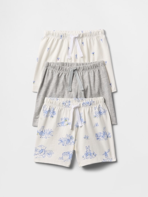 baby peter rabbit first favorites bio-baumwoll-shorts zum Überziehen 3er-pack