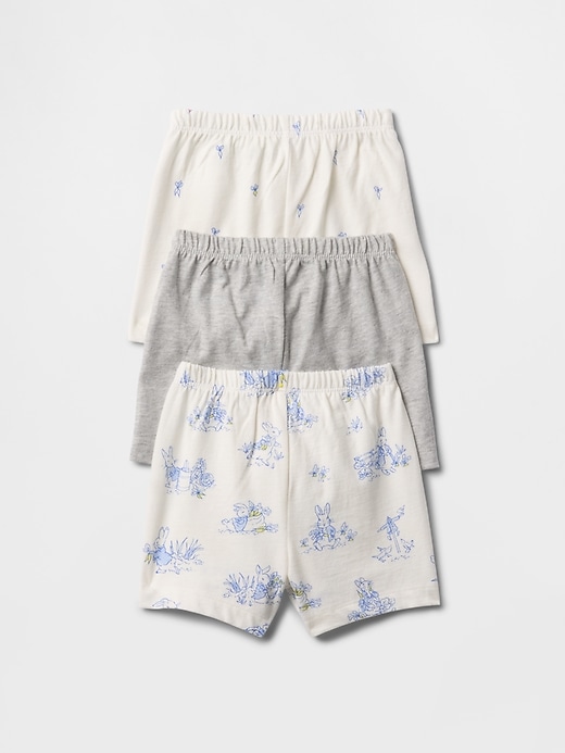 baby peter rabbit first favorites bio-baumwoll-shorts zum Überziehen 3er-pack
