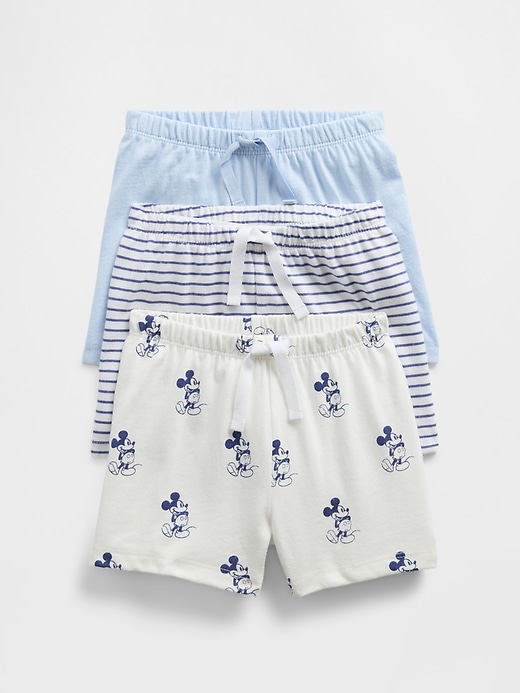 gap × disney baby bio-baumwoll-shorts zum Überziehen 3er-pack