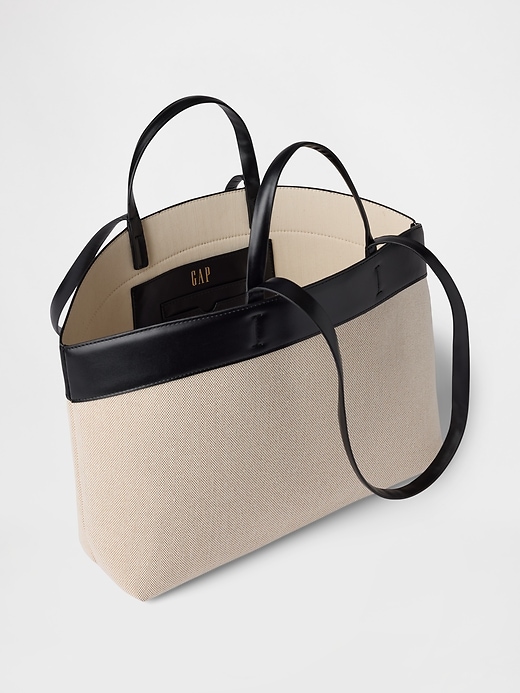 east-west canvas tragetasche