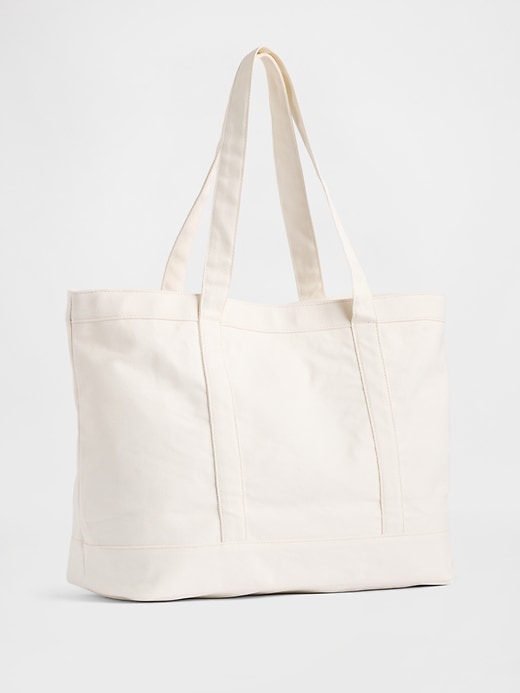 brannan bear logo denim tragetasche