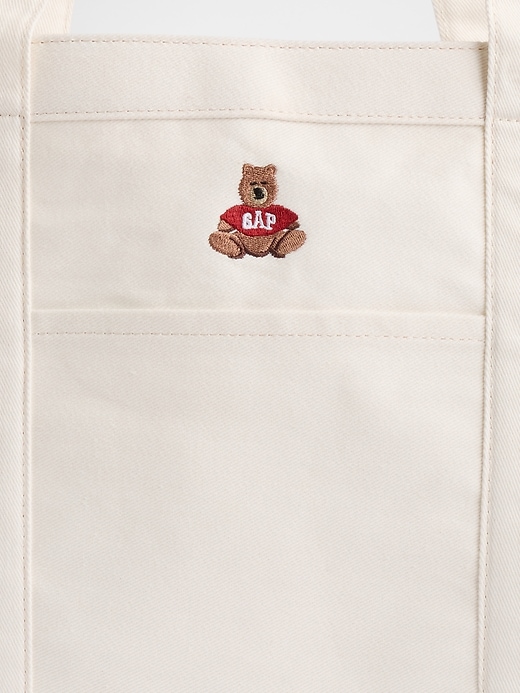brannan bear logo denim tragetasche