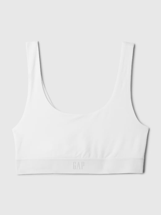 bio-stretch-baumwolle gap logo bralette
