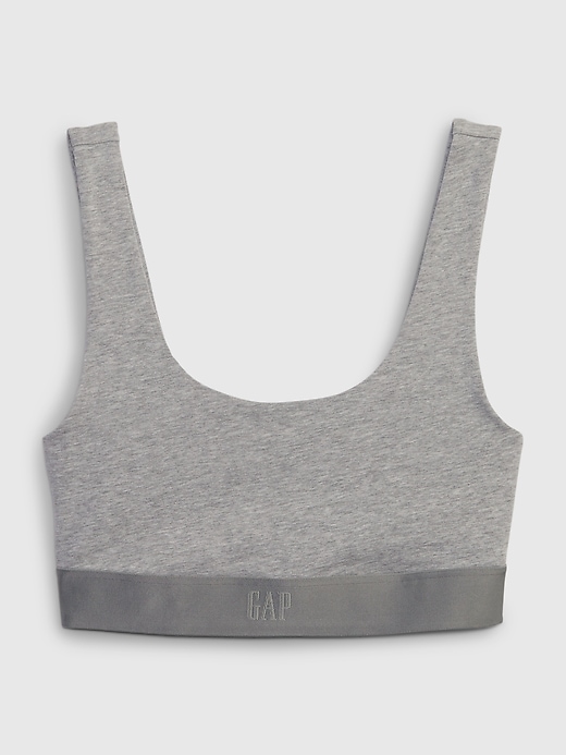 bio-stretch-baumwolle gap logo bralette