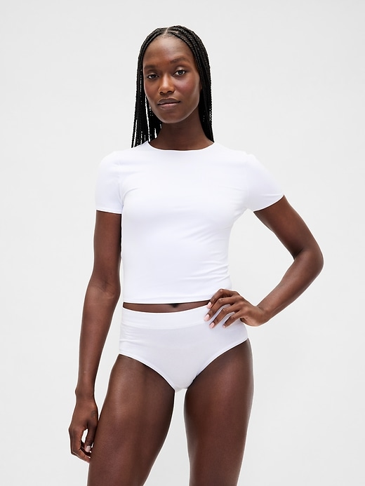 secondskin crop-t-shirt