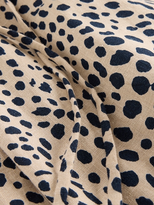 maxikleid aus leinenmischung
