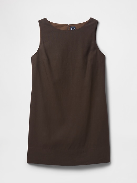 minikleid aus leinenmischung