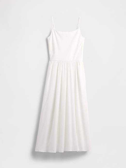 maxikleid aus jersey-mischgewebe