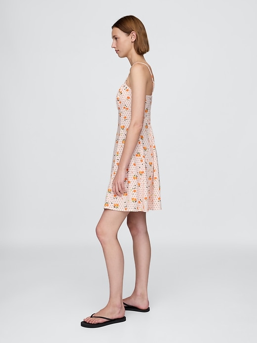 minikleid aus leinenmischung mit gerafftem oberteil