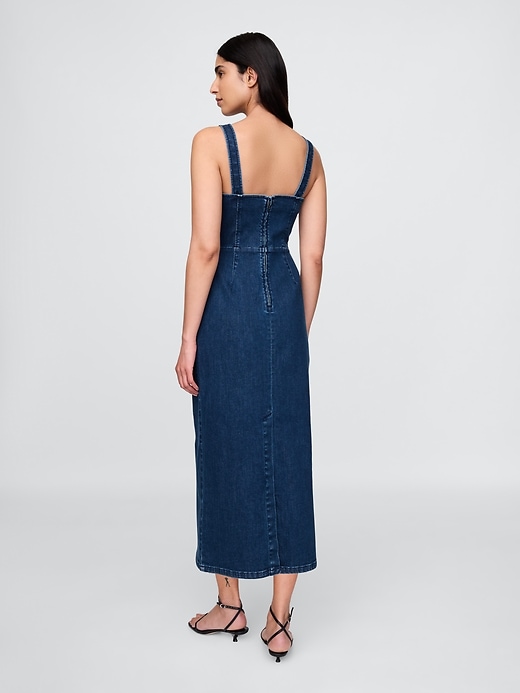 jeans-bodycon-midikleid