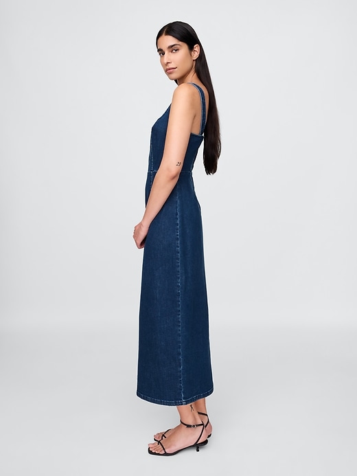 jeans-bodycon-midikleid