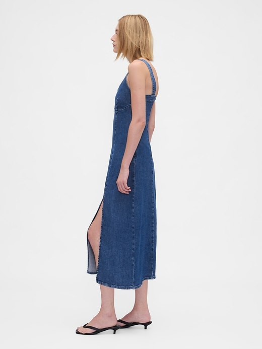 jeans-midikleid
