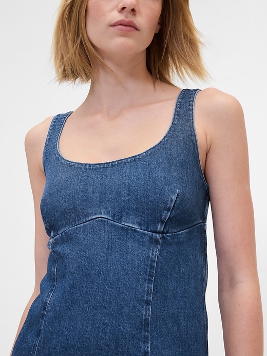jeans-midikleid