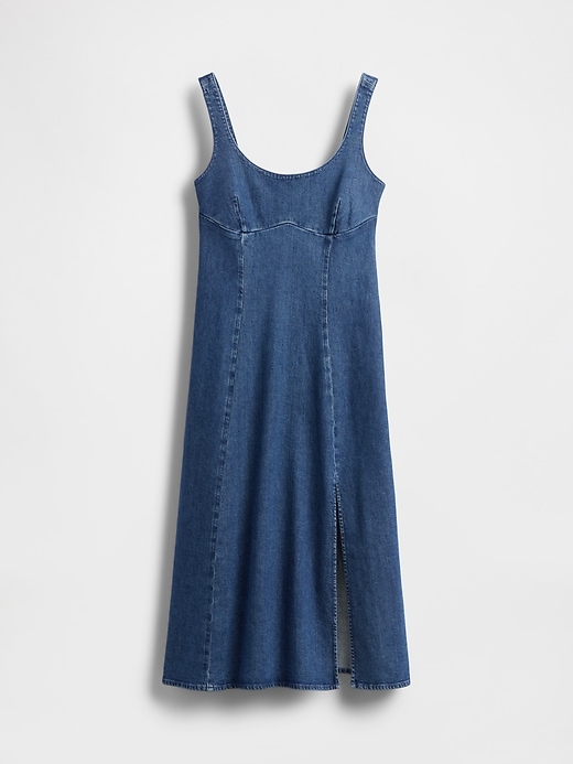 jeans-midikleid