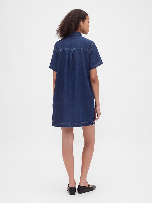 ultraweiches denim-minikleid