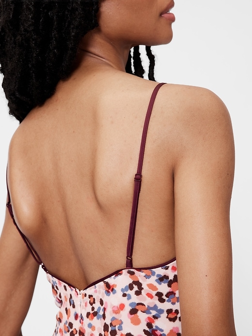 gapstudio crêpe slip minikleid
