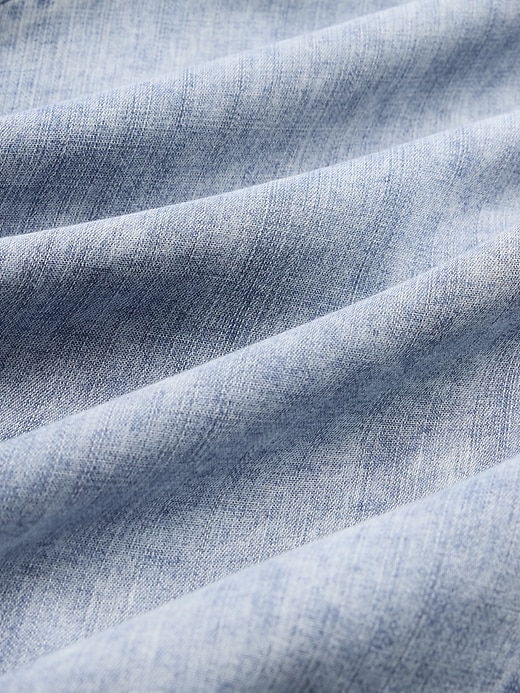 gapstudio drapiertes jeans-maxikleid