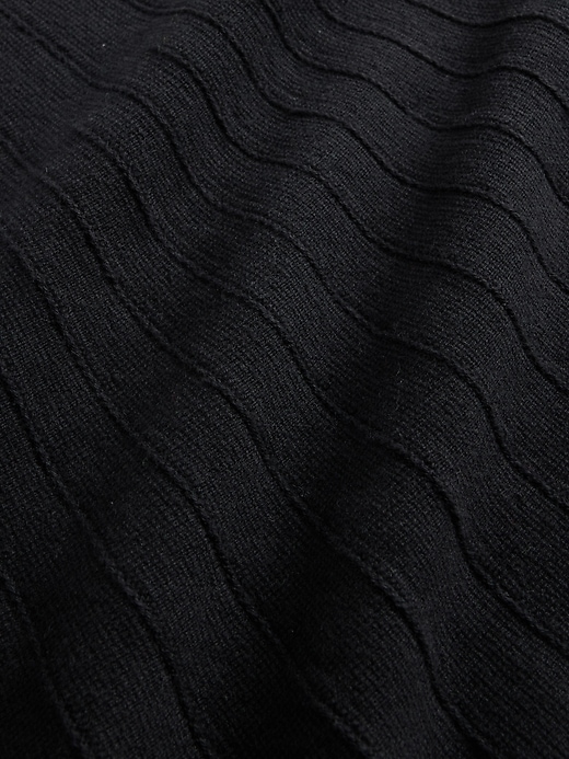 plissierter mini-strickrock