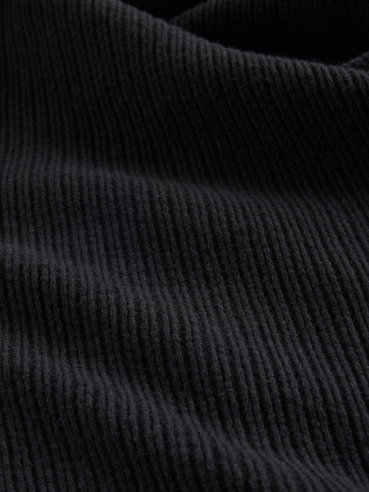cashsoft rippstrick-mini-strickkleid mit taschen
